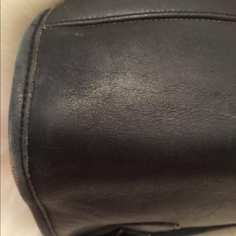 Brown Leather Vintage Coach Handbag - Picture 3 of 6